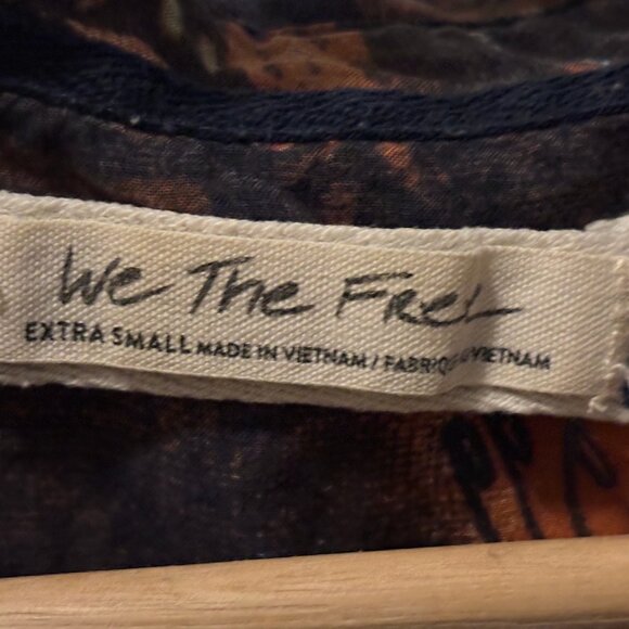 Free People We the Free Share Good Vibes Button-Down Shirt - Women's XS - Picture 5 of 6